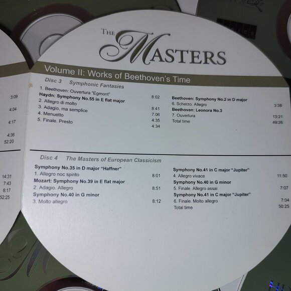 Classical Piano (Missing Disc 3) & "The Masters" Loose 16 CD Collection-AS IS - Picture 8 of 12